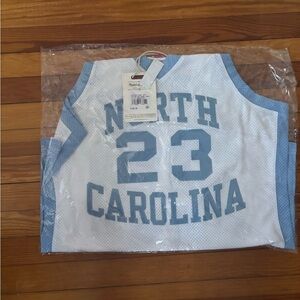 Mitchell & Ness Michael Jordan College Vault Jersey - White and Blue
